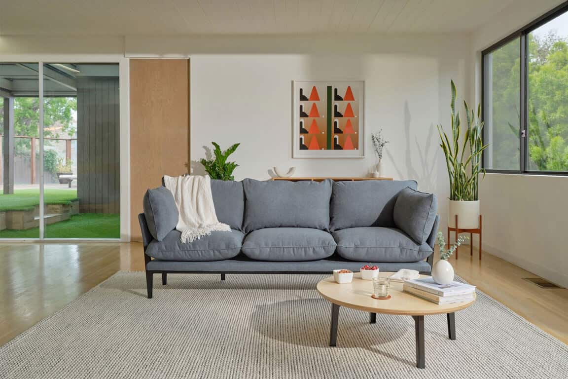 Parts of a sofa