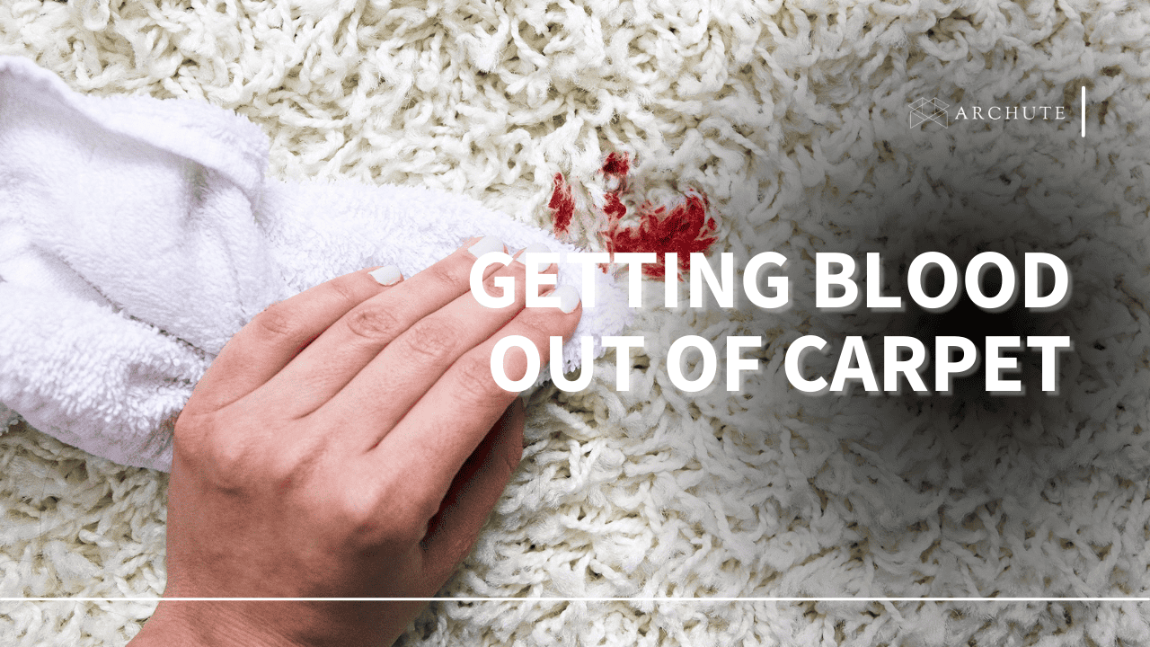 getting blood out of carpet