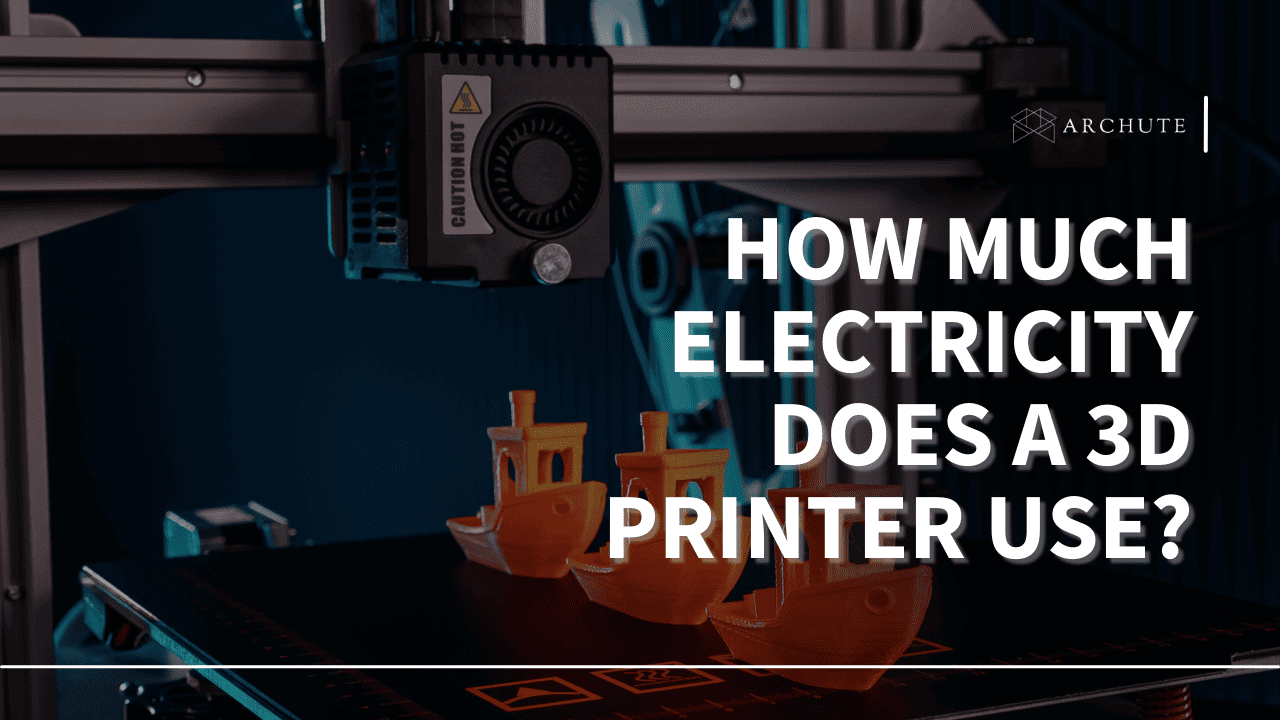 how much electricity does a 3d printer use