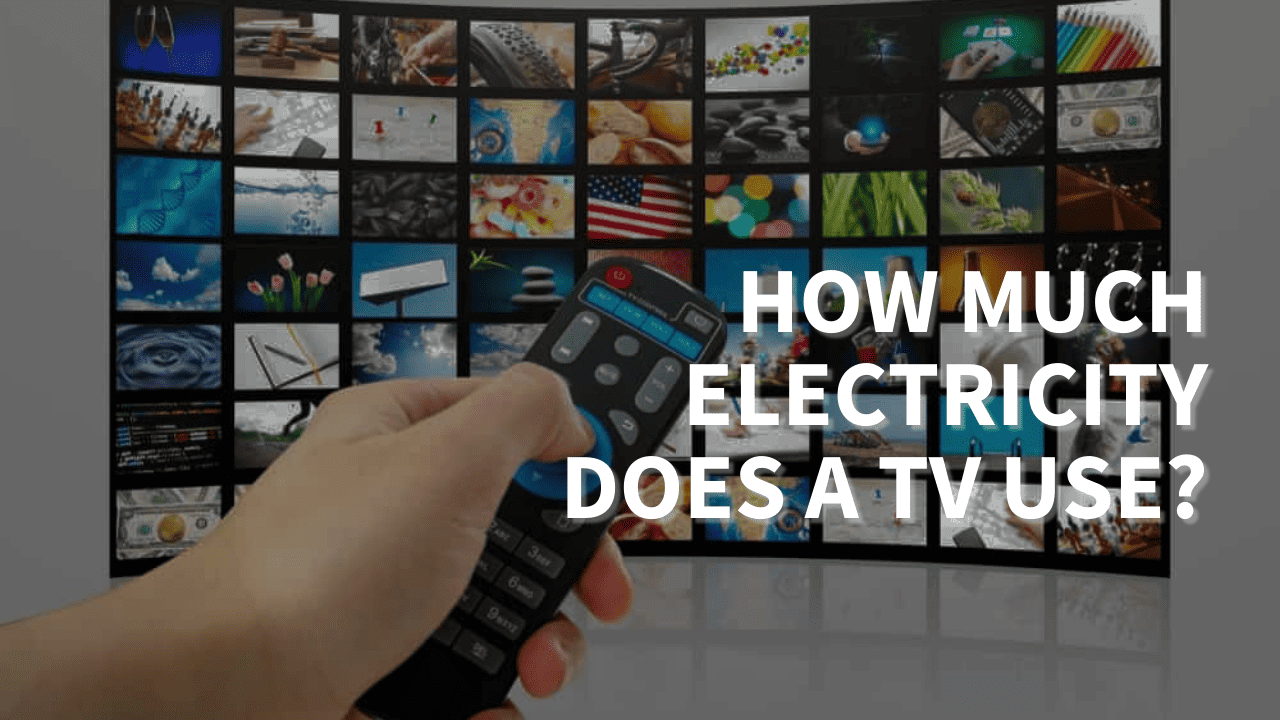 how much electricity does a tv use