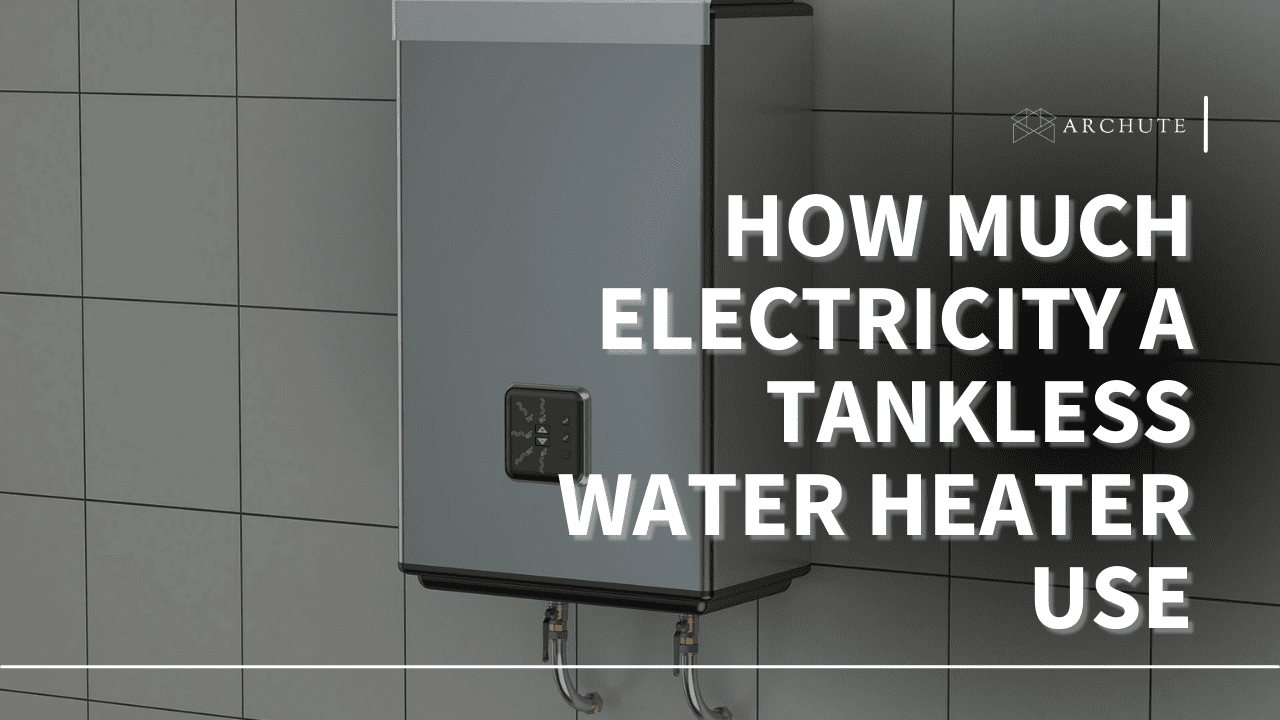 how much electricity does a tankless water heater use