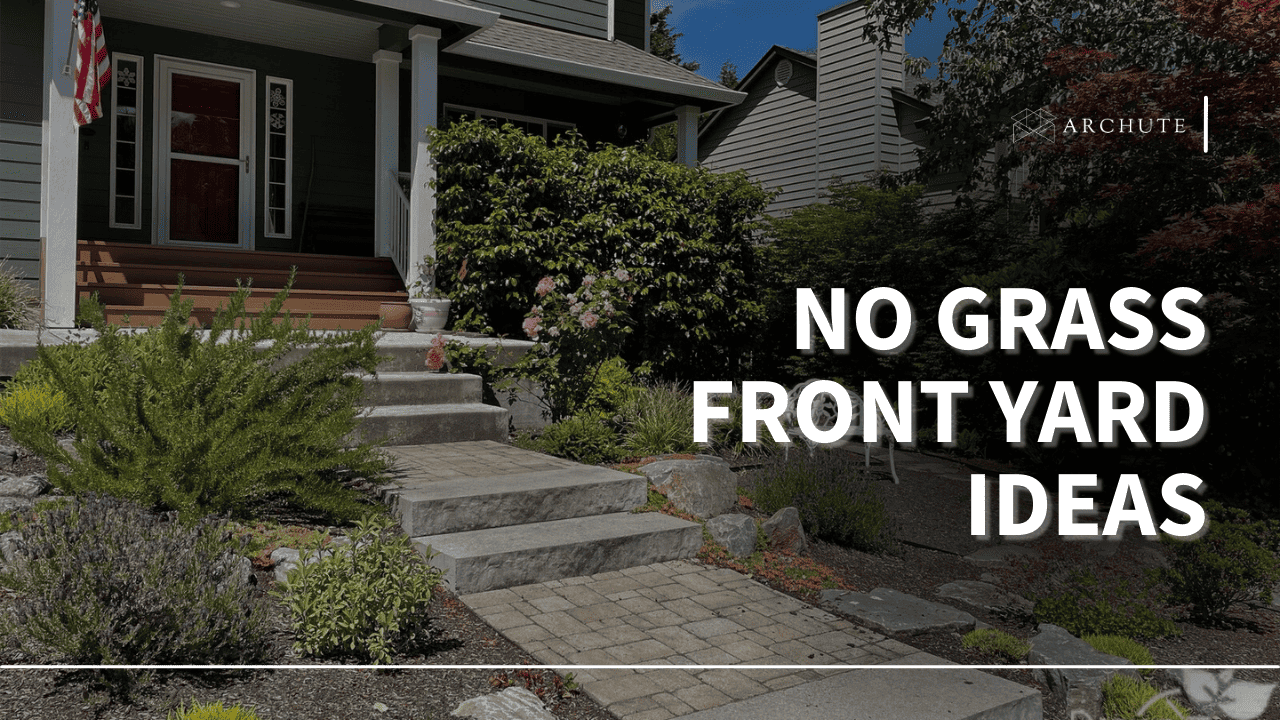 no grass front yard ideas